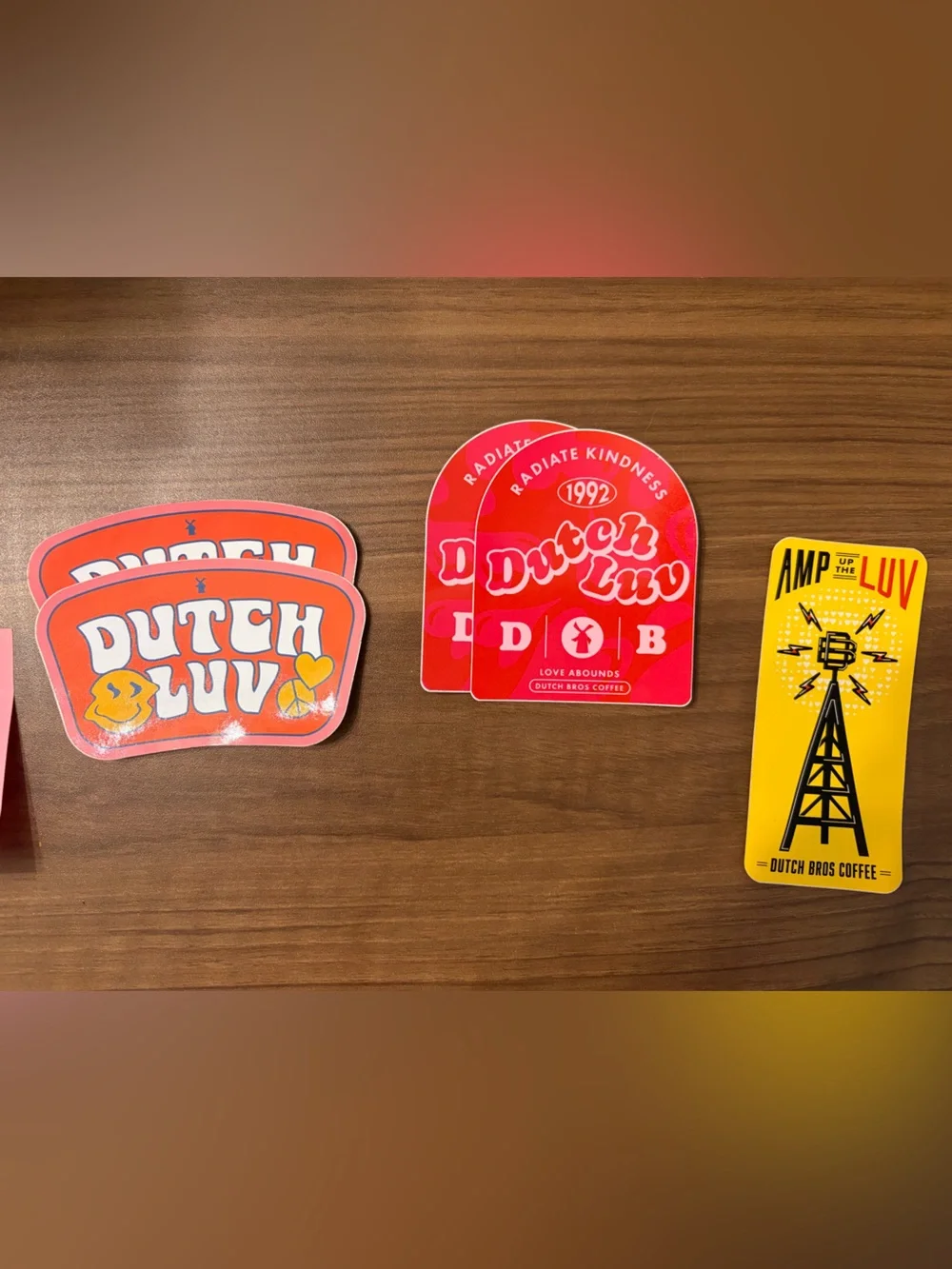 Dutch Bros Dutch Princess Dutch Luv Stickers